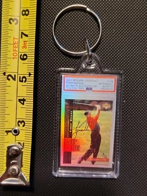 Tiger Woods Buyback Auto Psa10 Slabbed Style Keychain - Image 1 of 2