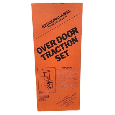 Juego de tracción sobre puerta Duro-Med cervical cuello alivio dolor cabeza halter kit hogar Foto 1 de 4