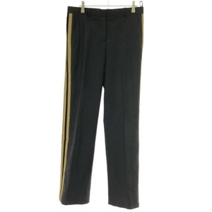 GIVENCHY velvet tape line slacks pants 17A 5019 126 black 36 Used MESC-0 - Picture 1 of 5