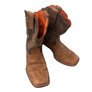 Ariat® Stivali western marroni invecchiati punta quadrata bambino 12 - Foto 1 di 10
