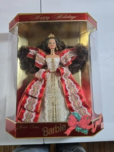 EXTREM SELTENE AUTHENTISCHE 1997 HAPPY HOLIDAYS BARBIE PUPPE FEHLDRUCK NEU IM KARTON NEU IN BOX - Bild 1 von 16