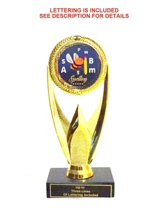 ACADEMIC SPELLING BEE TROPHY SCHOLASTIC SPELLING BEE AWARD #1 - Picture 1 of 2