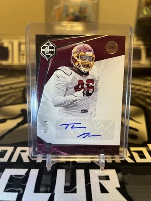 2020 Limited - Rookie Autographs Thaddeus Moss #239 Spotlight Silver /99 (AU RC) - Image 1 of 2