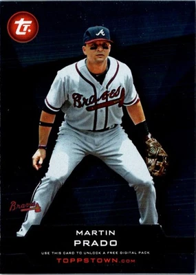 2011 Topps Town Series 2 Martin Prado #TT2-45 Atlanta Braves Baseball Card - Image 1 of 2