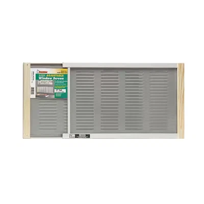 W B Marvin 37 in. x 10 in. Grey Aluminum Adjustable Screen Ventilator - Image 1 of 4