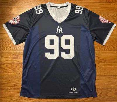 ¡NUEVO! Camiseta de fútbol americano para hombre de los New York Yankees Aaron Judge #99 SGA Giveaway XL Foto 1 de 4