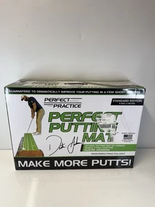 PERFECT PUTTING MAT Perfect Practice w/Ball Return Std Edit 9' 6" New For Golf - Picture 1 of 5