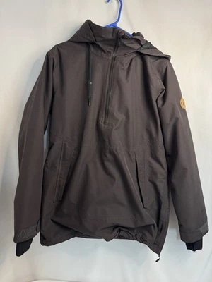 Volcom Men’s Gray Gore Tex 1/4 Zip Pullover Hooded Parka L- H0452004 VBK - Image 1 of 4