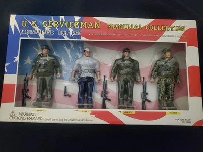 Colección conmemorativa de militares de Estados Unidos, paquete de 4, ejército, marina, aerotransportado y marina Foto 1 de 2