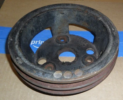 1969 - 1973 雪佛兰 C10 307 350 V8 铸铁 2 形槽曲柄轴滑轮 — 第 1/4 张图片