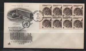 U.S. 1966 Roosevelt 6 cent Booklet Artcraft first day cover FDC Scott # 1284c - Picture 1 of 1