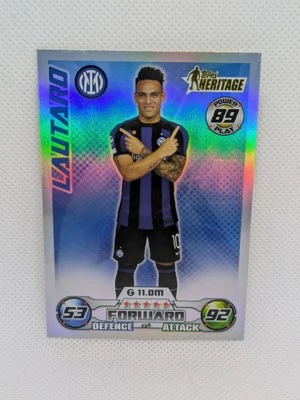 2022-23 Topps Match Attax Heritage Holo #498 Lautaro Martinez - Inter Milan - Image 1 of 2