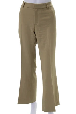 Banana Republic Women Khaki Dress Pants Beige Size 4 Petite - Image 1 of 4