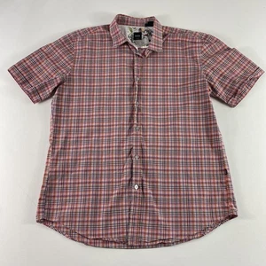Hugo Boss Hemd mit Knopfleiste Herren XL rot kariert kurzarm - Bild 1 von 10