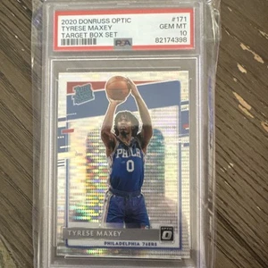 2020 Optic Premium Box Set TYRESE MAXEY RC PSA 10 Basketball Rookie 76ers🔥 - Picture 1 of 4