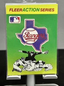 1990 Fleer Action Series Team Stickers - #NNO - Texas Rangers - Picture 1 of 2