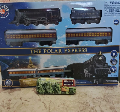 2024 LIONEL The Polar Express Train Set 7-11925 and collectible watch. New - Image 1 of 4