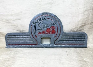 Antique 1940s ABT Manufacturing 1 Cent Coin Op Target Skill Shooting Game Topper - Picture 1 of 8