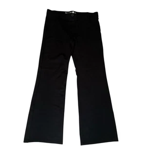Betabrand Women’s Sz LP Black Knit Pants Bootcut Dress Yoga Pant Faux Pockets - Picture 1 of 5