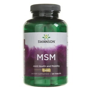 Swanson MSM TruFlex (soufre organique) 1500 mg, 120 comprimés - Imagen 1 de 3