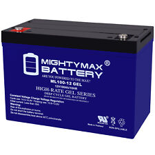 Mighty Max 12V 100AH GEL Battery Replaces Solar Wind Deep Cycle VRLA 12V 24V 48V