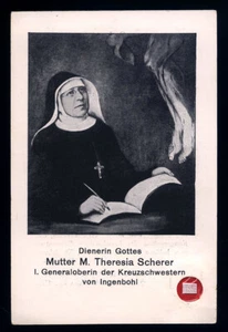 Imagen devocional con reliquia celige MARIA TERESA SCHERER - Imagen 1 de 2
