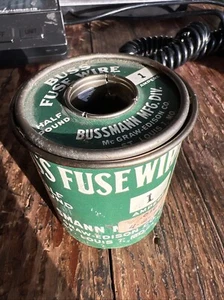 Buss Fuse Wire .016 Bussman 1 Ampere 6-7oz Only 20-25% Used Vintage Quality - Picture 1 of 6
