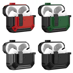 Schutzhülle für Apple AirPods Pro 2 Abdeckung + Schlüsselanhänger Clip stoßfeste Haut - Bild 1 von 29