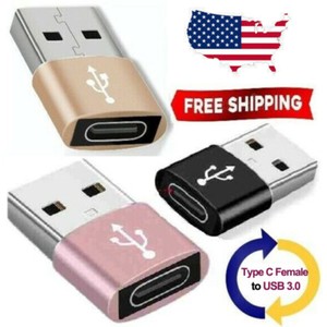  USB C 3.1 Type C Female to USB 3.0 Type A Male Port Converter Adapter New