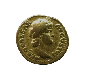 Roman Empire: Nero (54-68AD), AV gold Aureus, Jupiter rev, Rome mint - Picture 1 of 7
