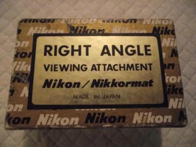 NIKON / NIKKORMAT RIGHT ANGLE VIEWING ATTACHMENT, NEW IN BOX - Image 1 of 4