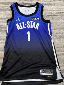 LaMelo Ball 2023 All-Star Jersey Black Blue Size 36 XS NWOT Retail $120 - Picture 1 of 5