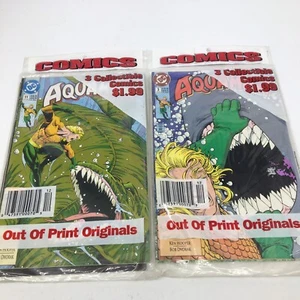 (2) Fumetti da collezione Confezione da 3 originali fuori stampa - Aquaman - Foto 1 di 11