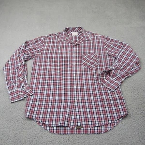 Billy Reid Shirt Adult L Multi-Color Plaid Button Up Mens Long Sleeve Casual - Picture 1 of 11