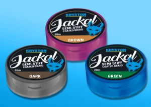 Kryston Jackal Semi Stiff Coated Braid 20m Forehead Carp Forerunner Material - Picture 1 of 7