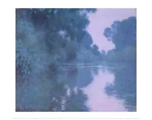 Morning the Seine Near Giverny, Claude Monet, Wall Decor Art Print 11" x 14" - Picture 1 of 1