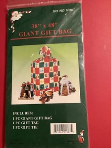 Giant Gift Bag W/Tag Xmas Trees New!!! 38” X 48” - Picture 1 of 3