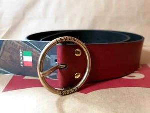Levi's ATHENA BELT GIRLS WOMEN BELT LEATHER FASHION CASUAL ACCESSORIES ALL SIZE - Picture 1 of 3