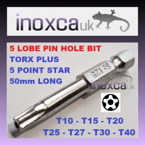 50mm FÜNF KEULEN PIN SICHERHEITSBITS 5 KEULEN ZUR AUSWAHL F10 F15 F20 F25 F27 F30 F40 - Bild 1 von 1