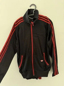 vintage adidas tracksuit / black with red stripes - Picture 1 of 15