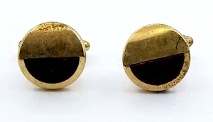 Gemelos antiguos vintage KREISLER 12k oro amarillo GF rubí rojo #J602 - Imagen 1 de 3