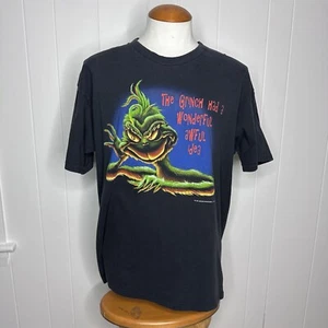 Vintage 1997 Dr Suess Wear - Size XL The Grinch Awful Idea T-Shirt - Christmas - Bild 1 von 11