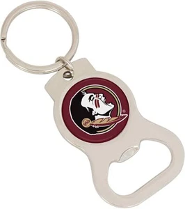 NCAA Team Color Bottle Opener Keychain Key Ring - Picture 1 of 13