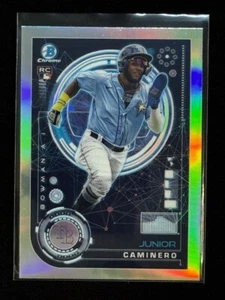 2024 Bowman - Bowman Ai Junior Caminero #BAI-20 (RC) TB RAYS - Picture 1 of 4