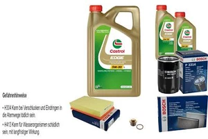 BOSCH Inspektionspaket 7 L Castrol EDGE FST 5W-30 LL für Audi A6 2.6 - Bild 1 von 12