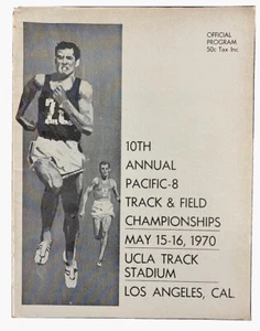 1970 STEVE PREFONTAINE TRACK AND FIELD CHAMPIONSHIPS PROGRAM UCLA Los Angeles - Picture 1 of 5