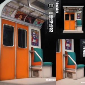 MMMTOYS 1/12th The Subway Scene Platform per Action Figure Accessorio Arancione Ver. - Foto 1 di 8
