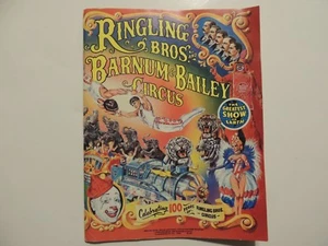 Programa de colección 1985 CIRCUS Ringling Bros Barnum Bailey 100 años con póster - Imagen 1 de 9