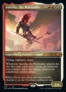 Aurelia, the Warleader x1 1x ETCHED FOIL Double Masters 2022 NM MTG - Imagen 1 de 1