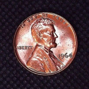 1964-P Lincoln Memorial Cent BU Uncirculated Original Red 1(C) - Picture 1 of 2